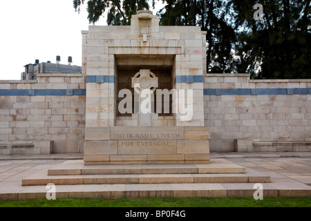 Cimetière de guerre du Commonwealth dans la ville de Gaza, le dernier lieu de repos pour des milliers de soldats morts en combattant les Ottomans en 1917 Banque D'Images