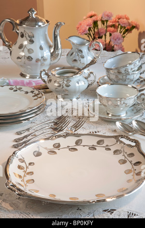 'Plateau Service sur table' Banque D'Images