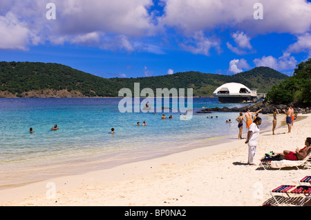 Coki bay beach St Thomas, Îles Vierges Britanniques Banque D'Images