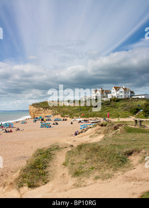 Plage de Burton Bradstock Dorset England UK Banque D'Images