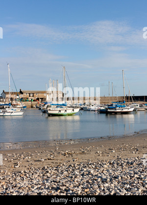 Lyme Regis Dorset England Harbour Banque D'Images