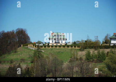 Lacs et paysages - Lacs Mazurie en Pologne, l'Europe (Mazurie, Polska) - Wysokie Brodno Lake Banque D'Images