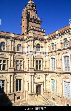 France, Midi-Pyrénées, Haute Garonne (31), Toulouse, Assezat hôtel du 16ème siècle Banque D'Images