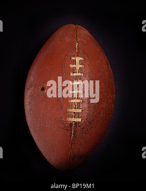Le vieux cuir vintage football américain Banque D'Images