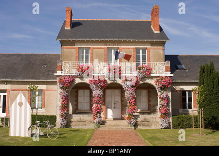La France, pays de la Loire, Loire-Atlantique, La Bernerie en Retz, hôtel de ville Banque D'Images