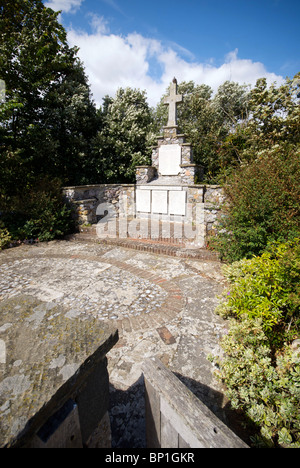 Bosham West Sussex UK War Memorial Banque D'Images