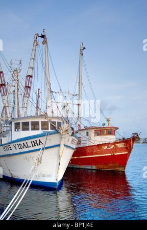 Bateau de crevettes, Key West, Floride Banque D'Images