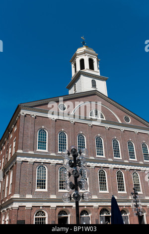 Lieu de rencontre coloniale historique, Faneuil Hall, Boston, Massachusetts Banque D'Images