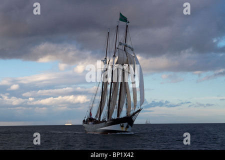 Une classe d'Oosterschelde Tall Ships au Festival Hartlepool Race 2010, North Yorkshire, UK Banque D'Images