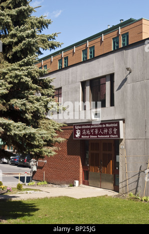 L'Église pentecôtiste chinoise de Montréal, le quartier chinois, Montréal, Québec, Canada Banque D'Images