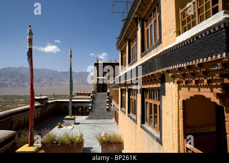 Tikse Gompa au Ladakh, Inde. Banque D'Images