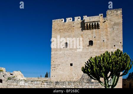 Château de colosse près de Limassol, Chypre Banque D'Images