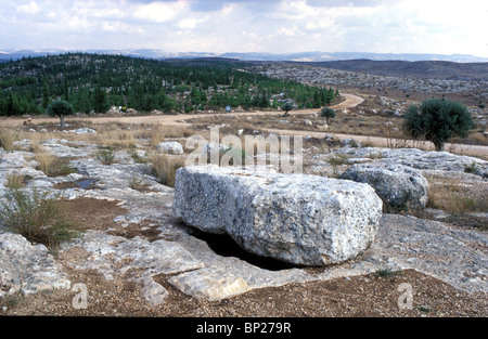 1565. Le SITE TRADITIONNEL DE LA TOMS DES MACABEES À MODIIN, LE JUDEAN HILLCOUNTRY Banque D'Images