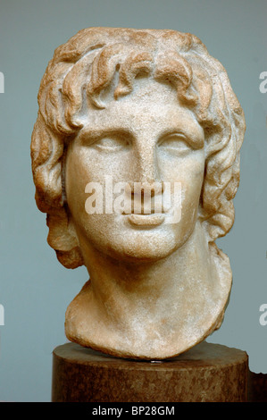2175. Buste en marbre d'Alexandre le Grand Banque D'Images