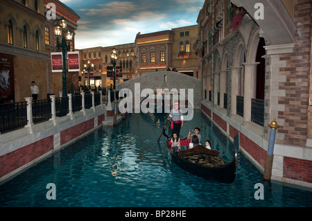 Le Venetian Macao est un hôtel et casino resort à Macao administré par le Las Vegas Sands Corporation. Banque D'Images