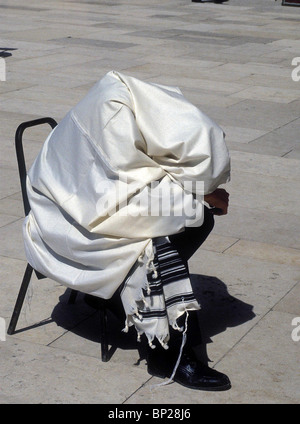 2189. Prière solennelle au Mur occidental, le Jour des Expiations Banque D'Images