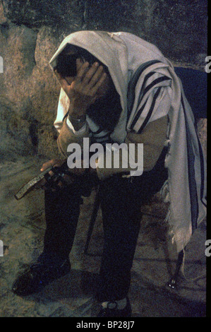 2189. Prière solennelle au Mur occidental, le Jour des Expiations Banque D'Images