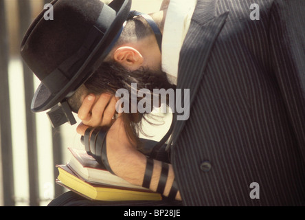 2189. Prière solennelle au Mur occidental, le Jour des Expiations Banque D'Images