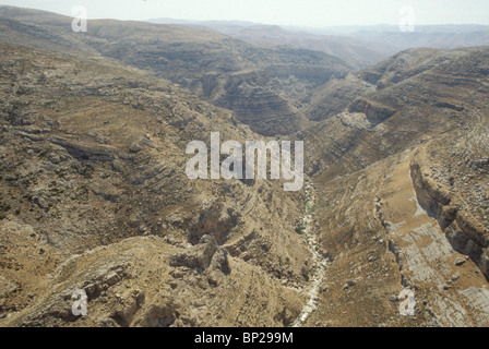 WADI KELT (courtepointe) Le désert de Judée, entre Jérusalem et Jéricho. L'ancienne route entre Jérusalem et Jéricho adopté Banque D'Images