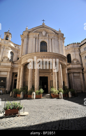Italie, Rome, église Santa Maria della Pace Banque D'Images