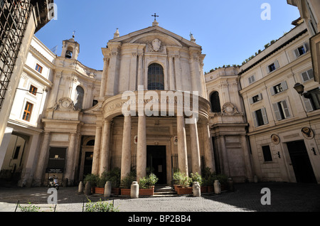 Italie, Rome, église Santa Maria della Pace Banque D'Images