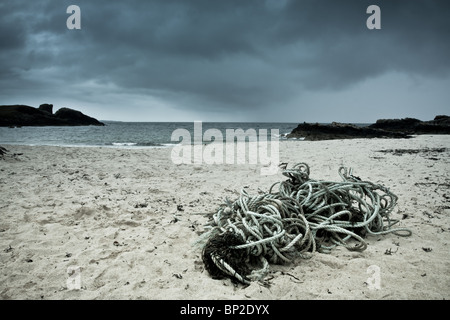 Clachtoll Beach région Assynt de Sutherland, dans le nord-ouest des Highlands écossais. Banque D'Images