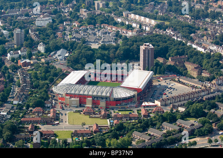 Vue aérienne de Charlton Athletic Football Club, London Banque D'Images