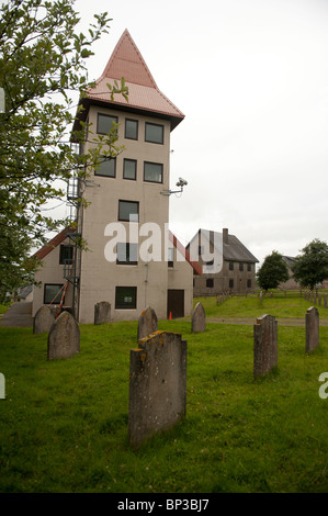 Cilieni Village : village maquette du ministère de la Défense pour la formation des soldats dans 'Combats en zones construites' [UK], OP ZB Banque D'Images