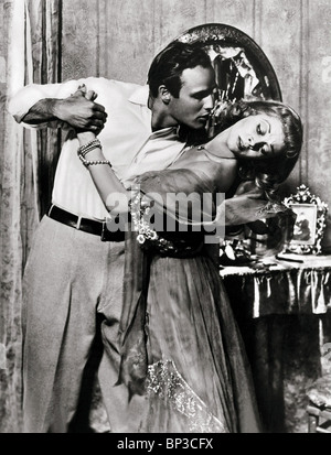 MARLON BRANDO, Vivien Leigh, Un tramway nommé désir, 1951 Banque D'Images