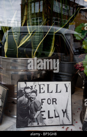 Kelly Pie et Mash shop dans l'Est de Londres, et vieille tradition. Banque D'Images