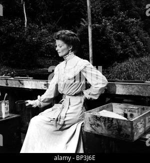 KATHARINE HEPBURN L'AFRICAN QUEEN (1951) Banque D'Images