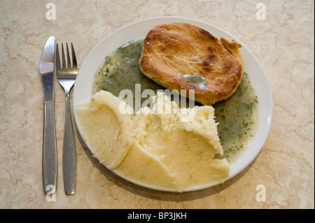 Kelly Pie et Mash shop dans l'Est de Londres, et vieille tradition. Banque D'Images