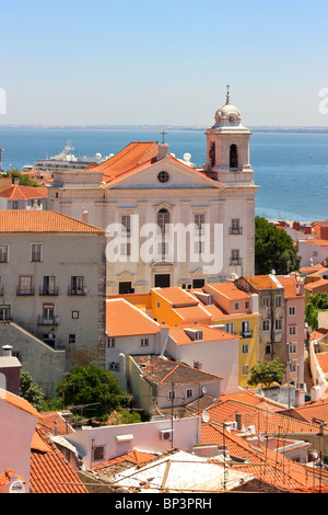 Igreja de Santo Estevao, Alfama, Lisbonne, Portugal Banque D'Images