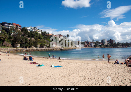 Bien des gens le bicarbonate de Shelly Beach Manly Sydney NSW Australie Banque D'Images