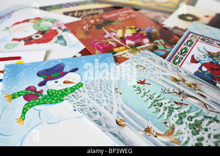 Cartes de noël happy holiday seasons greeting Banque D'Images