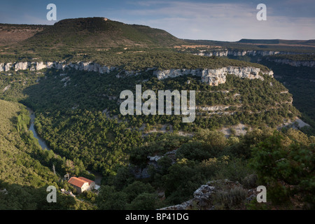 Cañones del Ebro, Pesquera de Ebro, Burgos, Castille et Leon, Espagne Banque D'Images