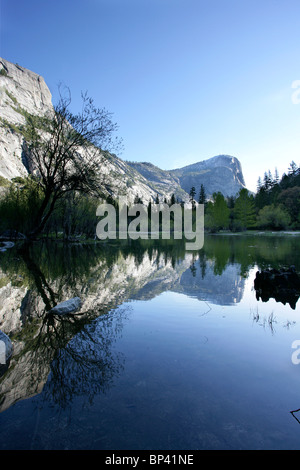Mirror Lake Yosemite National Park en Californie. Banque D'Images
