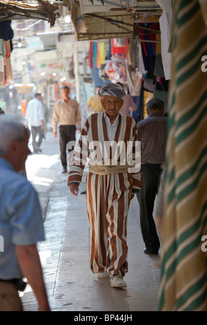 Homme Kurdes iraquiens de Dohuk, Kurdistan, Iraq Banque D'Images