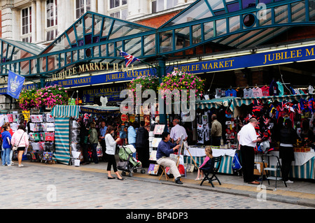 Le marché du jubilé Hall, Covent Garden, London, England, UK Banque D'Images