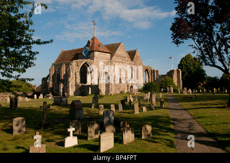 L'église paroissiale de Saint Thomas le Martyr à Rye, East Sussex. Banque D'Images