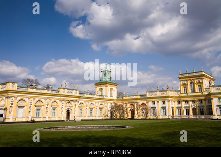 Palais de Wilanów Varsovie, Pologne. Banque D'Images