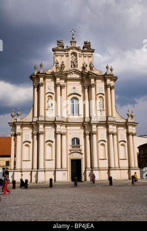 Eglise de Saint Joseph de l'Visitationists, rue Krakowskie Przedmiescie, Varsovie Pologne. Banque D'Images