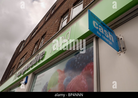 Supermarché coopératif (co-op) la boutique sign à Brighton, Sussex, UK Banque D'Images