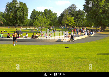 Princess Diana Memorial Fountain Banque D'Images