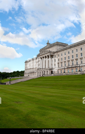 Édifices du Parlement- Stormont, Belfast, Irlande du Nord. Banque D'Images