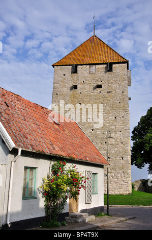 La tour de la Poudre, Studentallen, Visby, Gotland Gotland County, Province, le Royaume de Suède Banque D'Images