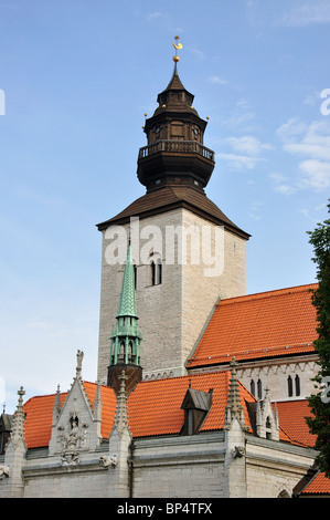 La Cathédrale de Visby, Gotland, Visby, Gotland County Province, le Royaume de Suède Banque D'Images