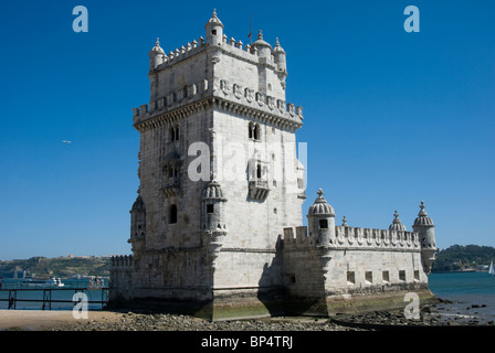 La Tour de Belém à Lisbonne, Portugal Banque D'Images