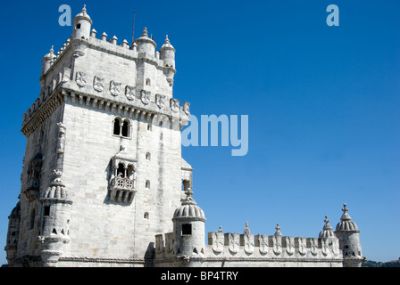 La Tour de Belém à Lisbonne, Portugal Banque D'Images