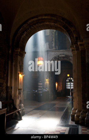 La grande église St Barthélemy - Londres Banque D'Images